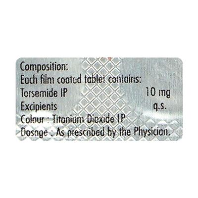 TORMAX 10 Tablet 10's - Hypertension-Diu