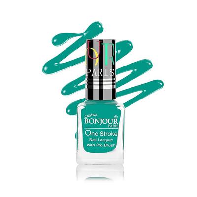 Bonjour Paris Coat Me Satin Matte Nail Polish - Jade Green 9 ml - Nail Polish