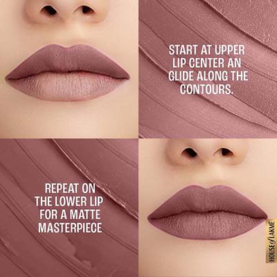 Lakme 9to5 Powerplay Priming Matte Lipstick, Lasts 16hrs, Dusty Pink, 3.6 gm - Lipsticks