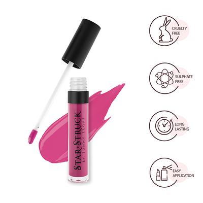 Star Struck by Sunny Leone Liquid Lip Color Kiss Me Pink 5.5 ml - Liquid Lipsticks