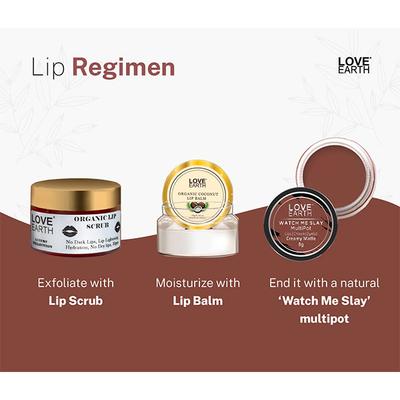 Love Earth Lip Tint & Cheek Tint Multipot-Watch Me Slay - Caramel Brown 8 gm - Lip Stains & Tints