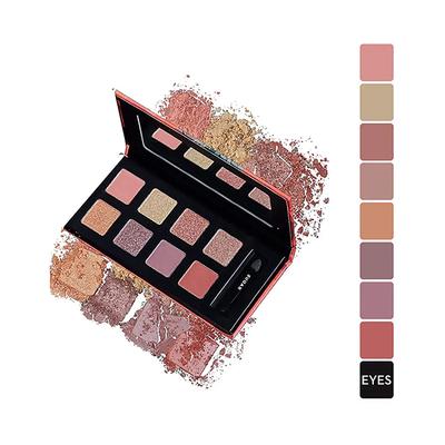 SUGAR Cosmetics Blend The Rules Eyeshadow Palette - 04 Fetish (Nudes) 10.4 gm - Eye Shadow Palettes