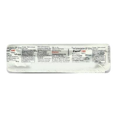 Ferri 100mg Injection 5ml - Anaemia-VMA