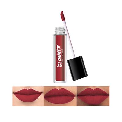 GLIMMER MATTE LIP COLOUR HIBISCUS RED 2 ml - Lipsticks