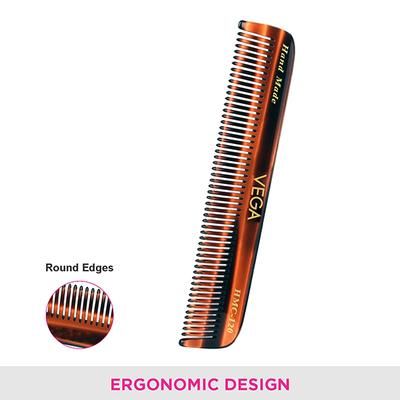 Vega Pocket Hair Comb, for Men and Women (VC2HMC-120) 2's - Hair Combs
