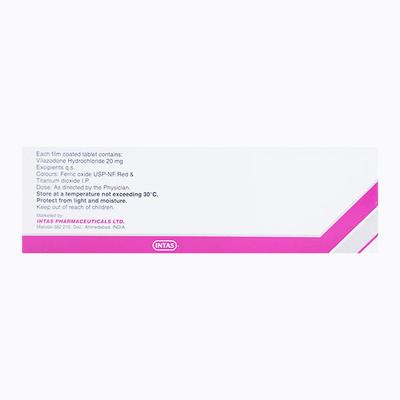 Vilazine 20mg Tablet 10'S - Depression-Ant