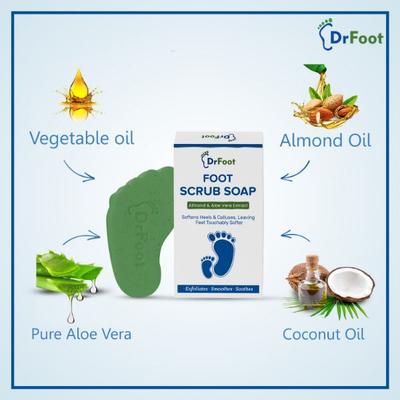 Dr Foot Foot Scrub Soap 100 gm - Hand Wash & Soaps