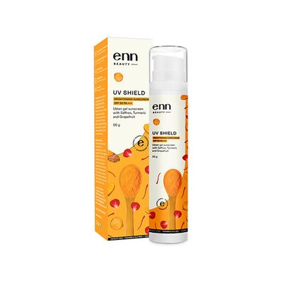 ENN UV Shield Fragrance Free Brightening Sunscreen With SPF 50 PA+++ 50 gm - Body Sunscreen