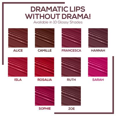 Renee Gloss Stay Transfer Proof Glossy Liquid Lip Color - Hannah 3.5 ml - Liquid Lipsticks