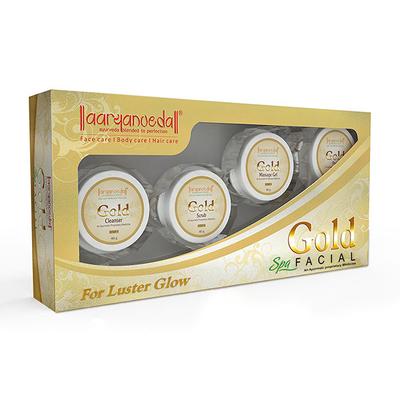 Aryanveda Spa Facial Kit - Gold 210 gm - Facial Kits