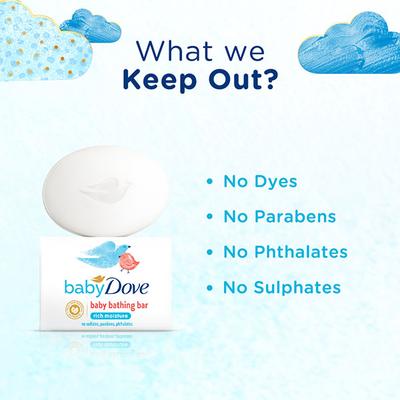 Baby Dove Rich Moisture Bar 75 gm - Baby Soap
