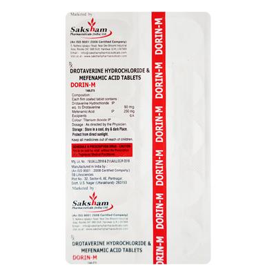 DORIN M Tablet 10's - Muscle Spasm-Ant