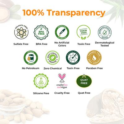 Organic Forest 100% Chemical-Free Moringa, Bamboo & Carrot Frizz-Free Heat Protection, Hair Shield from Dust Spray Serum 50 ml - Hair Serums