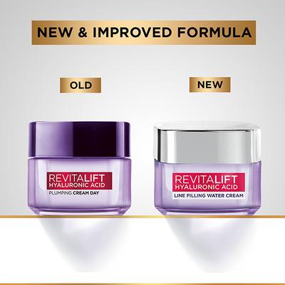 Loreal Paris Revitalift Hyaluronic Acid Micro - epidermic Hyaluron Line Filling Water Cream 50 ml - Face Moisturizers