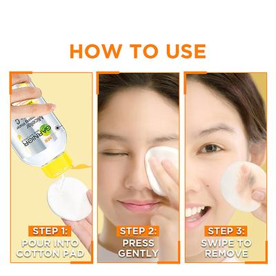 Garnier Micellar Cleansing Water With Vitamin C 125ml - Face Wash & Cleansers