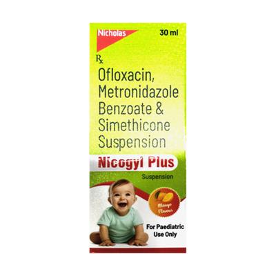 NICOGYL PLUS Mango Flavour Suspension 30ml - Bacterial Infections-ABC