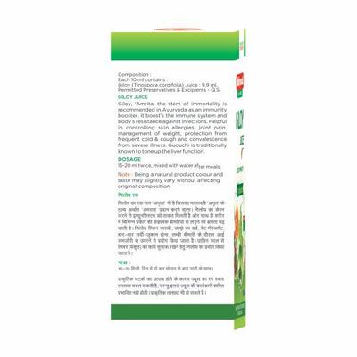 Baidyanath Giloy Juice 500 ml - Ayurvedic Juices