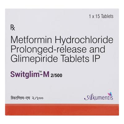 Switglim M 2/500mg Tablet 15'S - Diabetes-Ant