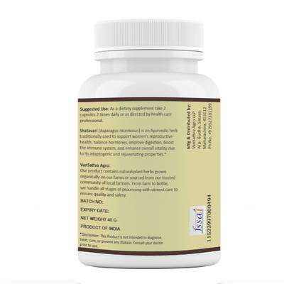 Vansattva Shatavari Capsule 60's - Speciality Medicines