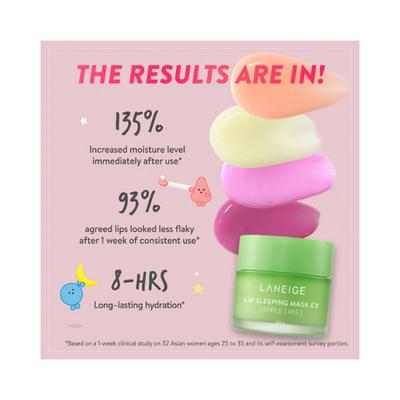 LANEIGE LIP SLEEPING MASK EX (APPLE LIME) 20 gm - Lip Scrubs