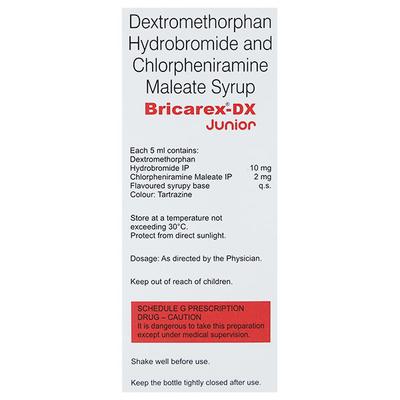 BRICAREX DX JUNIOR Syrup 100ml - Allergies-Ant