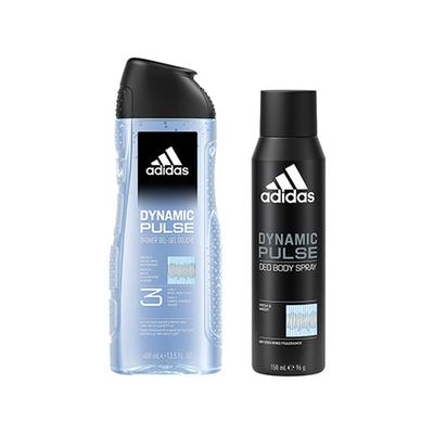 Adidas Dynamic Pulse Deodorant 150ml + 3-In-1 Shower Gel 400ml 2's - Men Deodorants/Roll-Ons