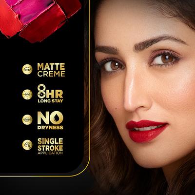 Faces Canada Festive Hues - Comfy Matte Creme Lipstick - Oh So Serious & Over And Out 4.2gm each 2's - Lipsticks
