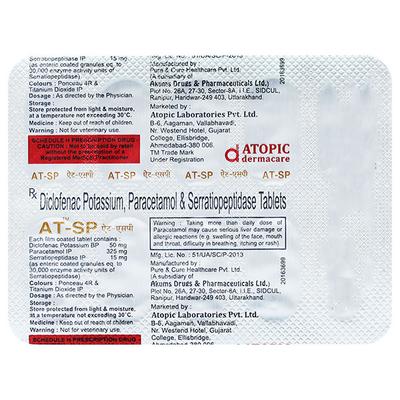 AT SP Tablet 10's - Pain relief-Ano