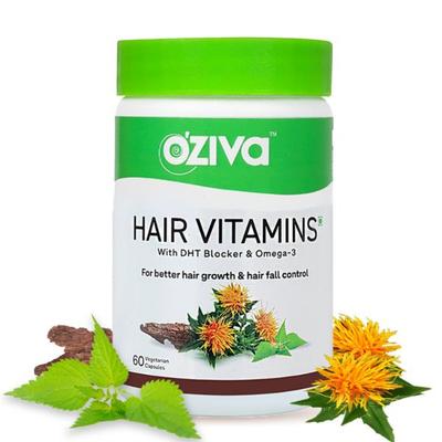 Oziva Hair Vitamins Veg Capsule 60's - Hair & Skin