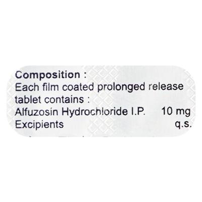 Efzu 10mg Tablet 10'S - Bladder And Prostate Disorders-Dru