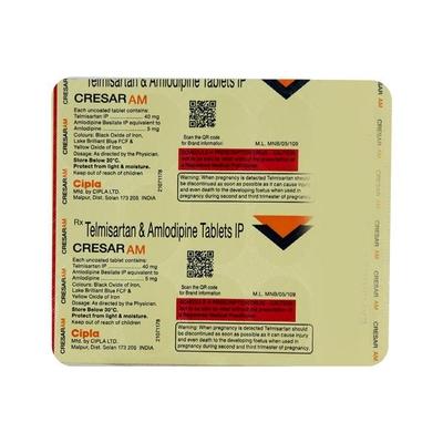 Cresar AM 40/5mg Tablet 15'S - Hypertension-Ana