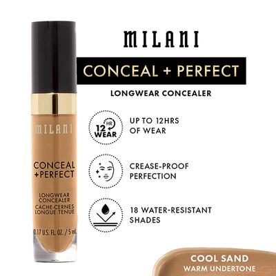 Milani Conceal Perfect Long Wear Concealer Cool Sand 155 5 ml - Concealer