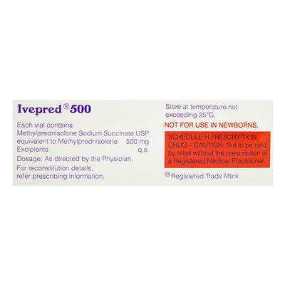 Ivepred 500mg Injection 1's - Hormonal Therapy-Cor