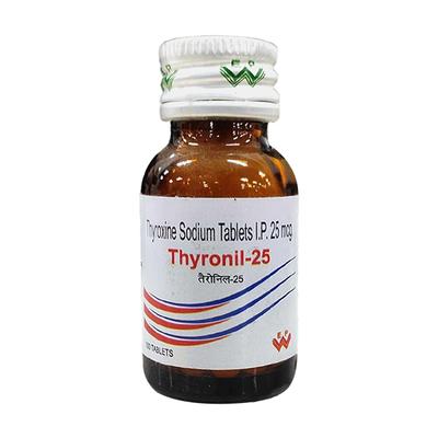 Thyronil 25Mcg Tablet 100'S - Hypothyroidism