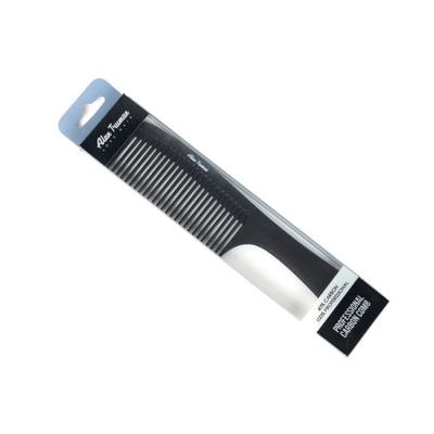 Alan Truman CB-02 Wide-Teeth Handle Carbon Comb 1's - Hair Combs