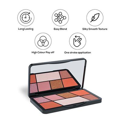 RENEE Bloom Hour Eyeshadow Palette 15 gm - Eye Shadow Palettes