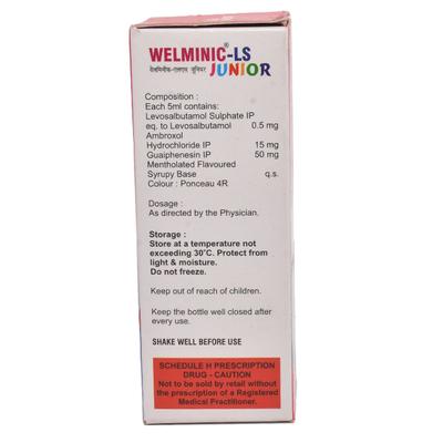 WELMINIC LS JUNIOR Expectorant 60ml - Cough And Cold-Cou
