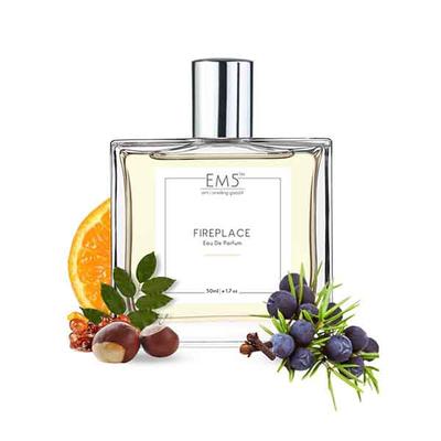 EM5 Fireplace Unisex Perfume - Eau De Parfum Spray for Men & Women, Woody Vanilla Balsamic 50 ml - Men Perfumes (Edt/Edp)