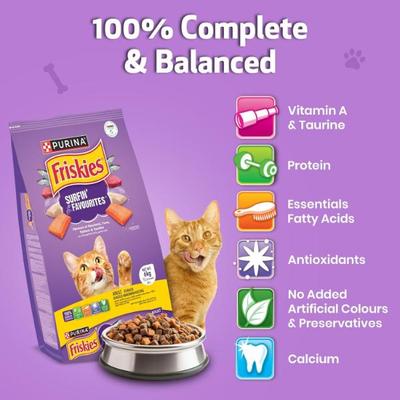 Nestle Purina Friskies Surfin Favourites Cat Food 6 kg - Petfood