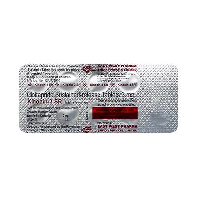 Kinocin SR 3mg Tablet 10'S - Gastro Intestinal Motility Disorders-GIT