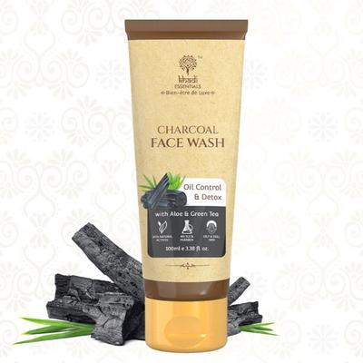 Khadi Essentials Activated Charcoal Face Wash 100 ml - Face Washes