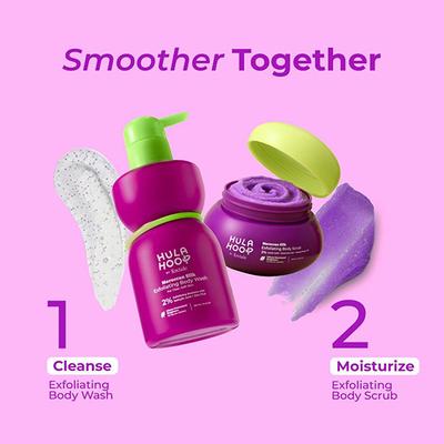 Foxtale Exfoliating Body Wash 2% Salicylic Acid, Zinc PCA, Reduces Body Acne, Smoothens Skin 250 ml - Shower Gels & Body Wash