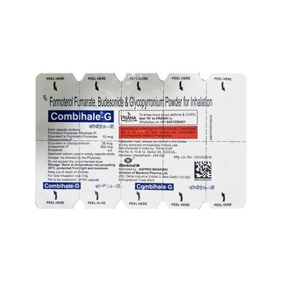COMBIHALE G DPI Capsule 10's - Asthma/COPD-Ast