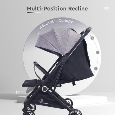 R for Rabbit Pocket Air Stroller Stroller - Gray 1's - Baby Safety