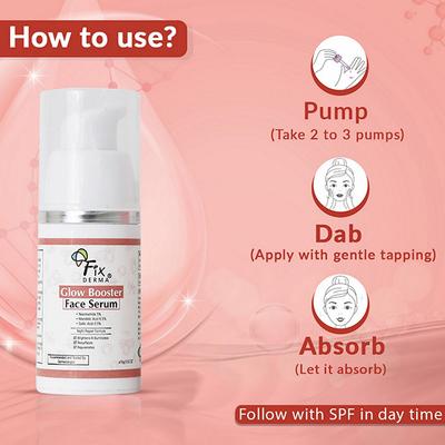 Fixderma 5 Percent Niacinamide Serum Glow Booster Face Serum 15 gm - Face Serum
