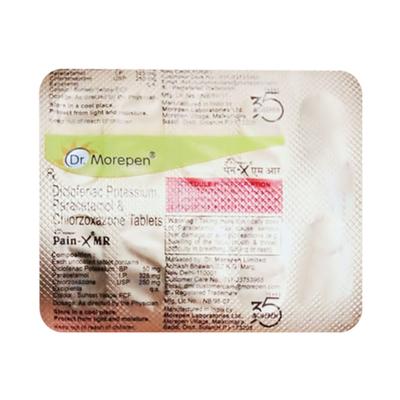 Pain X Mr Tablet 10's - Muscle Cramps/Spasticity-Mus