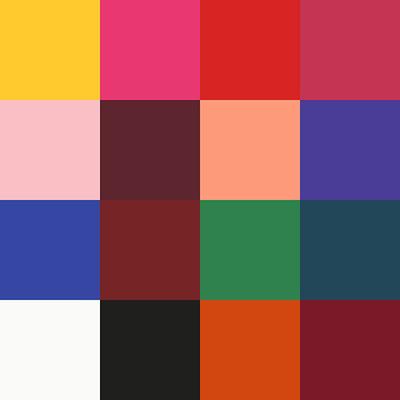 Half N Half Professional Makeup 16 Colours Eyeshadow Matte 01 18gm - Eye Shadow Palettes