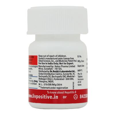 DURATAF 25mg Tablet 30's - Viral infections-Ant
