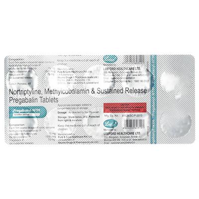 Pregabanyl Ntm Tablet 10'S - Neuropathic Pain-Dru