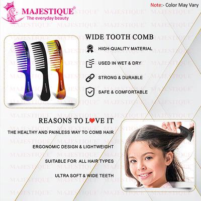 Majestique detangling comb with handle 1's - Multi-Stylers
